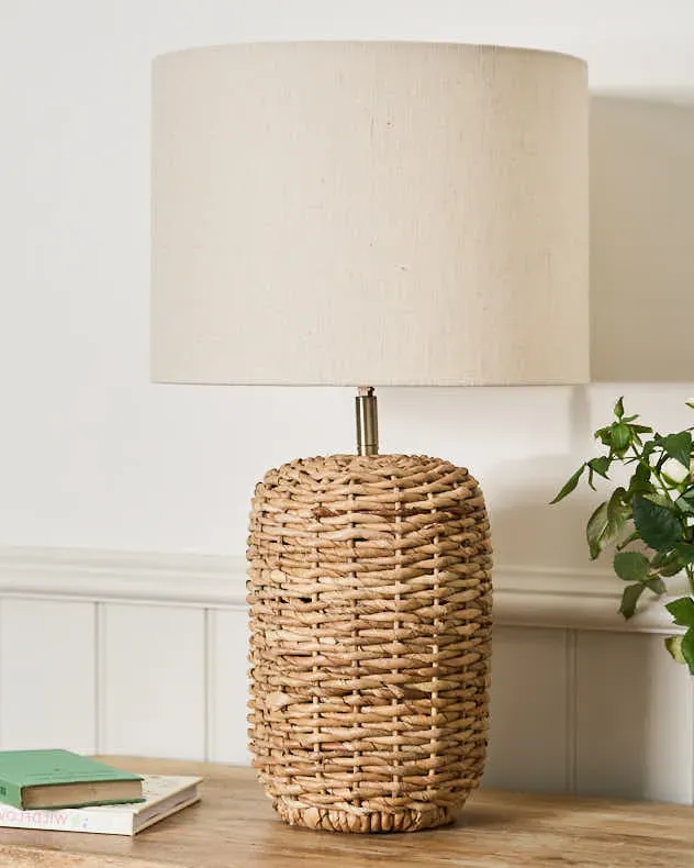 Tall Woven Jute Table Lamp product