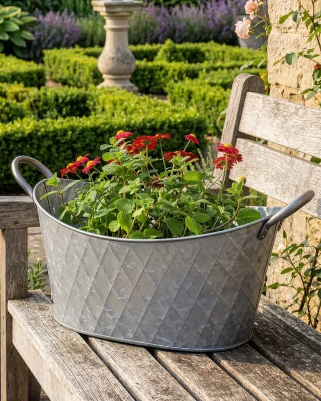 Vintage Washtub Garden Planter product