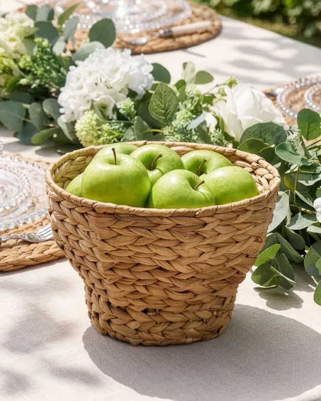 Water Hyacinth Footed Fruit Bowl product