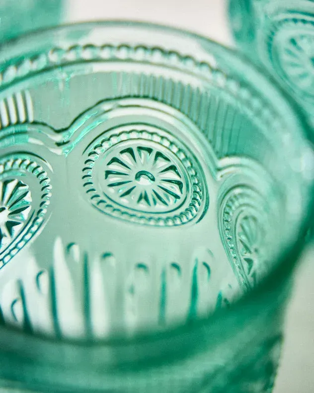 Zamora Highball Tumbler - Turquoise by Dibor, image 2