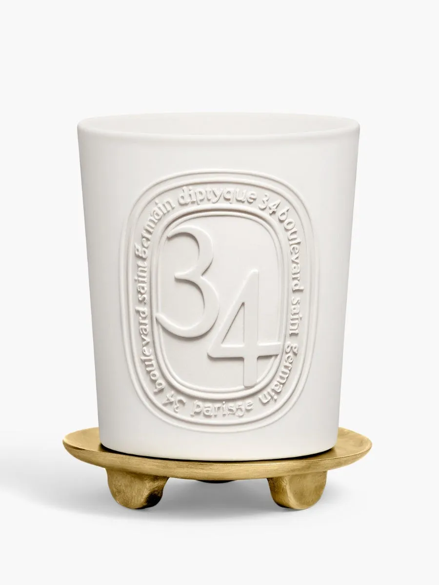 Bronze Stand for Large Candles - Bronze image