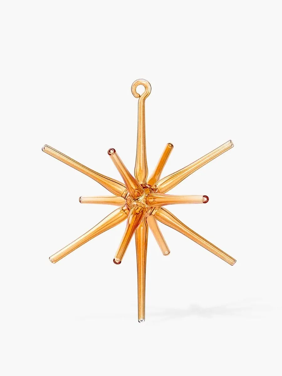 Diptyque Star Glass Ornament - Amber image