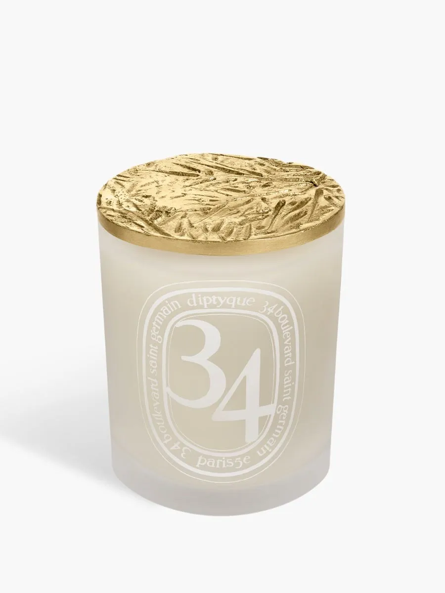 Foilage Candle Lid - Bronze image