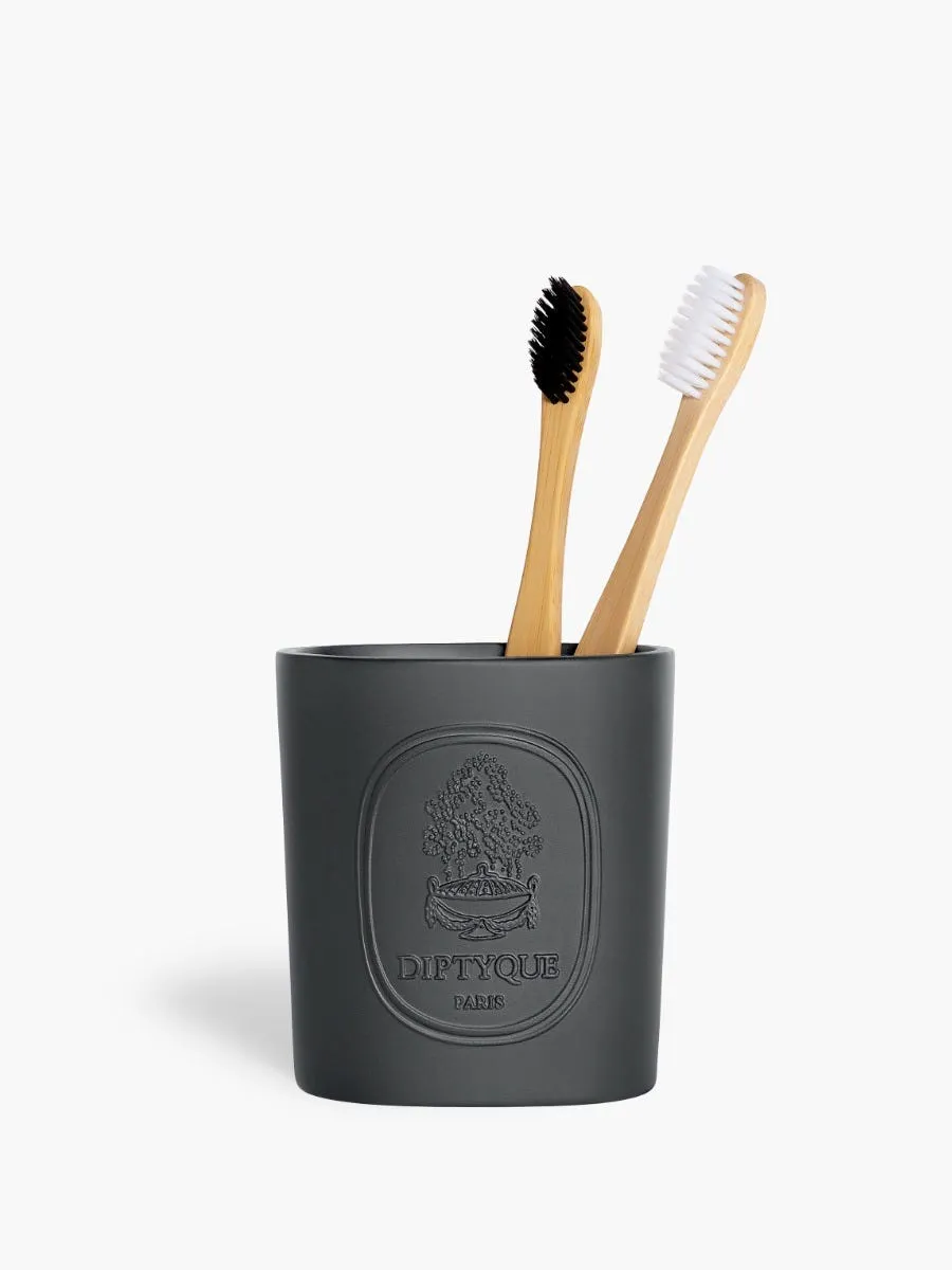 Oval Tumbler - Black, Porcelain image