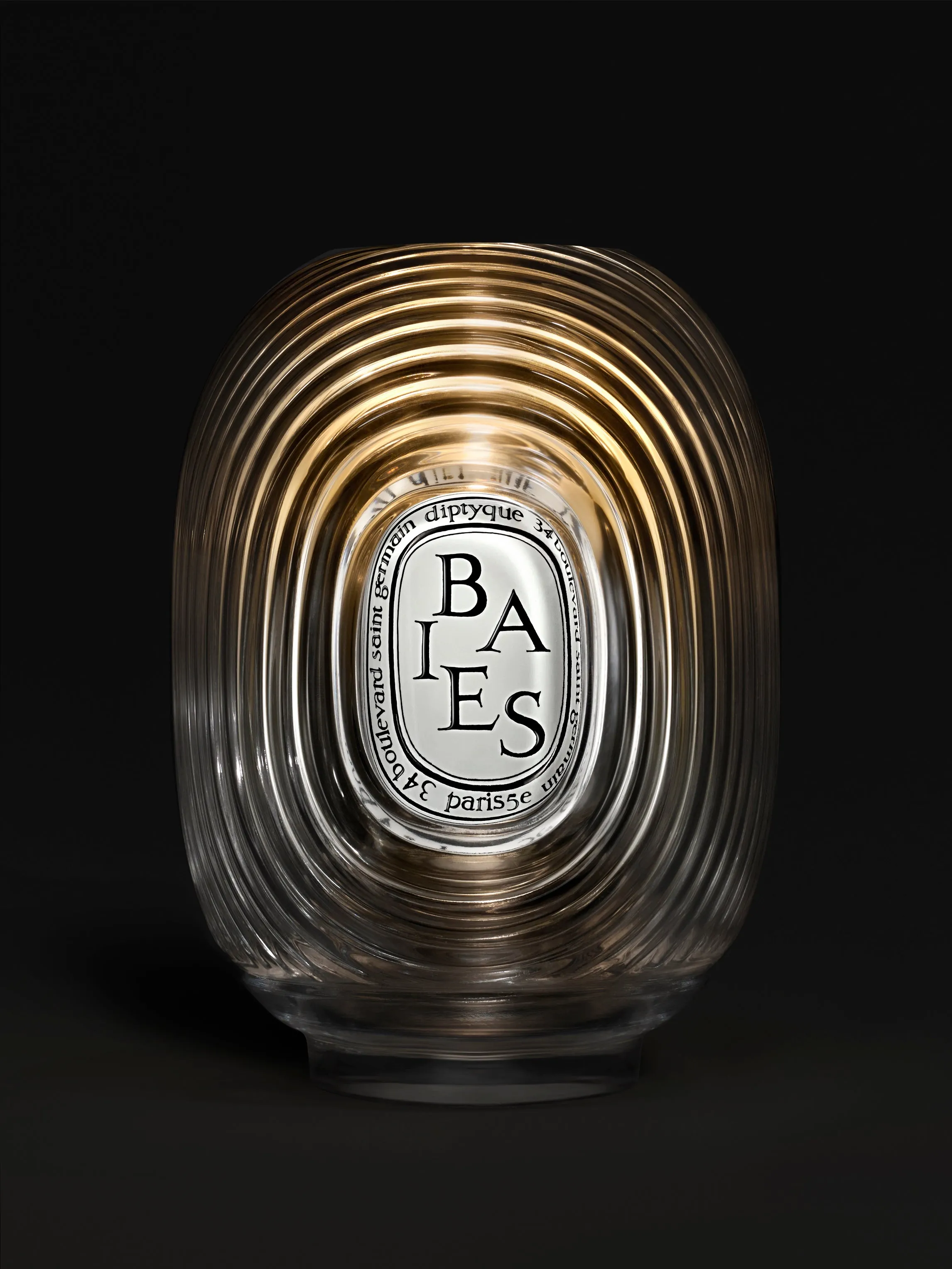 Fresnel Candle Holder - Clear, Glass alternate view