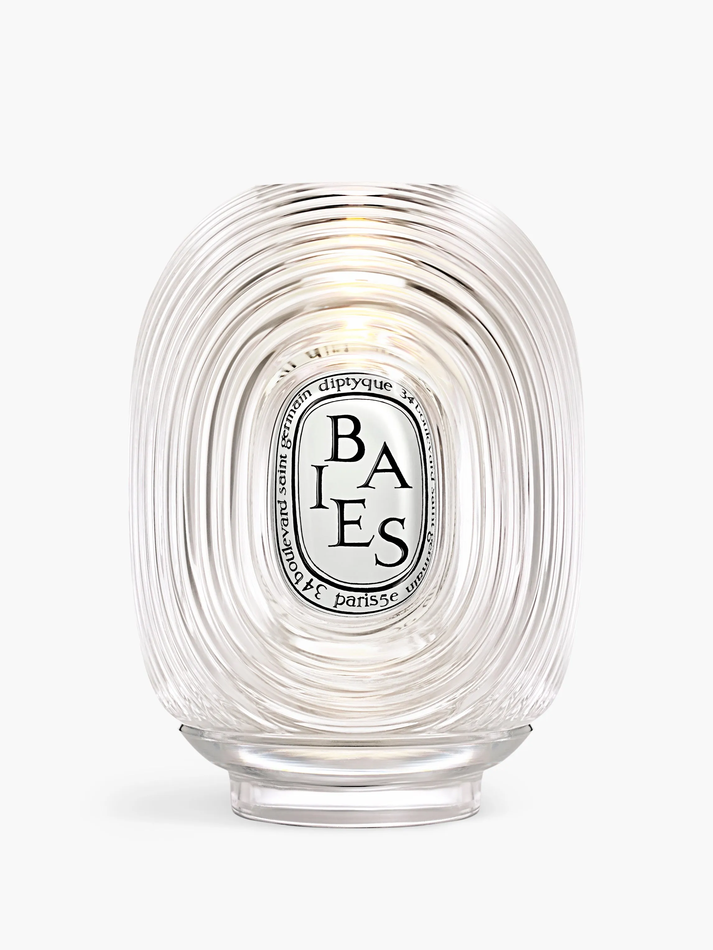 Fresnel Candle Holder - Clear, Glass product
