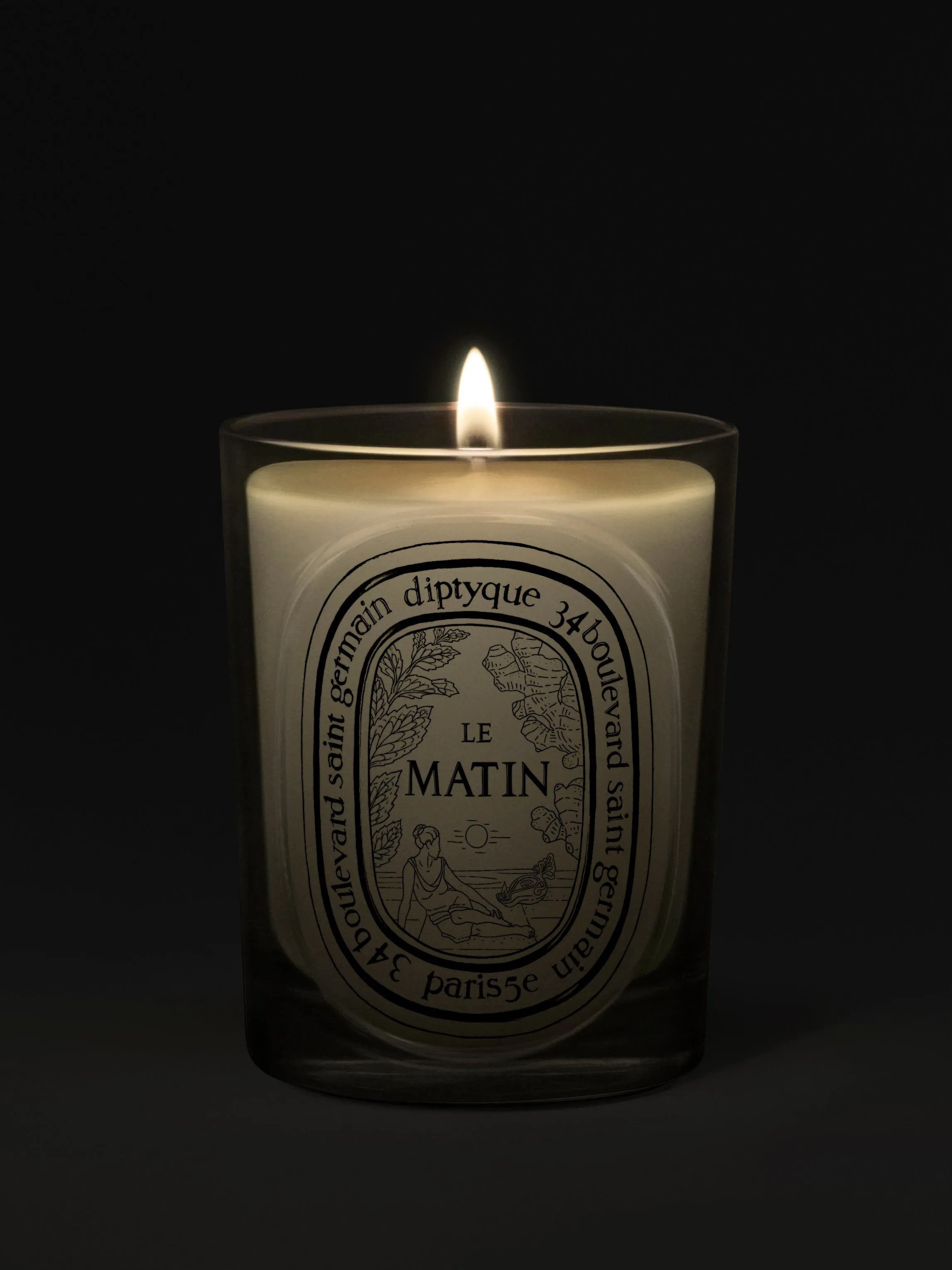 Le Matin Classic Candle by Diptyque, alternate view