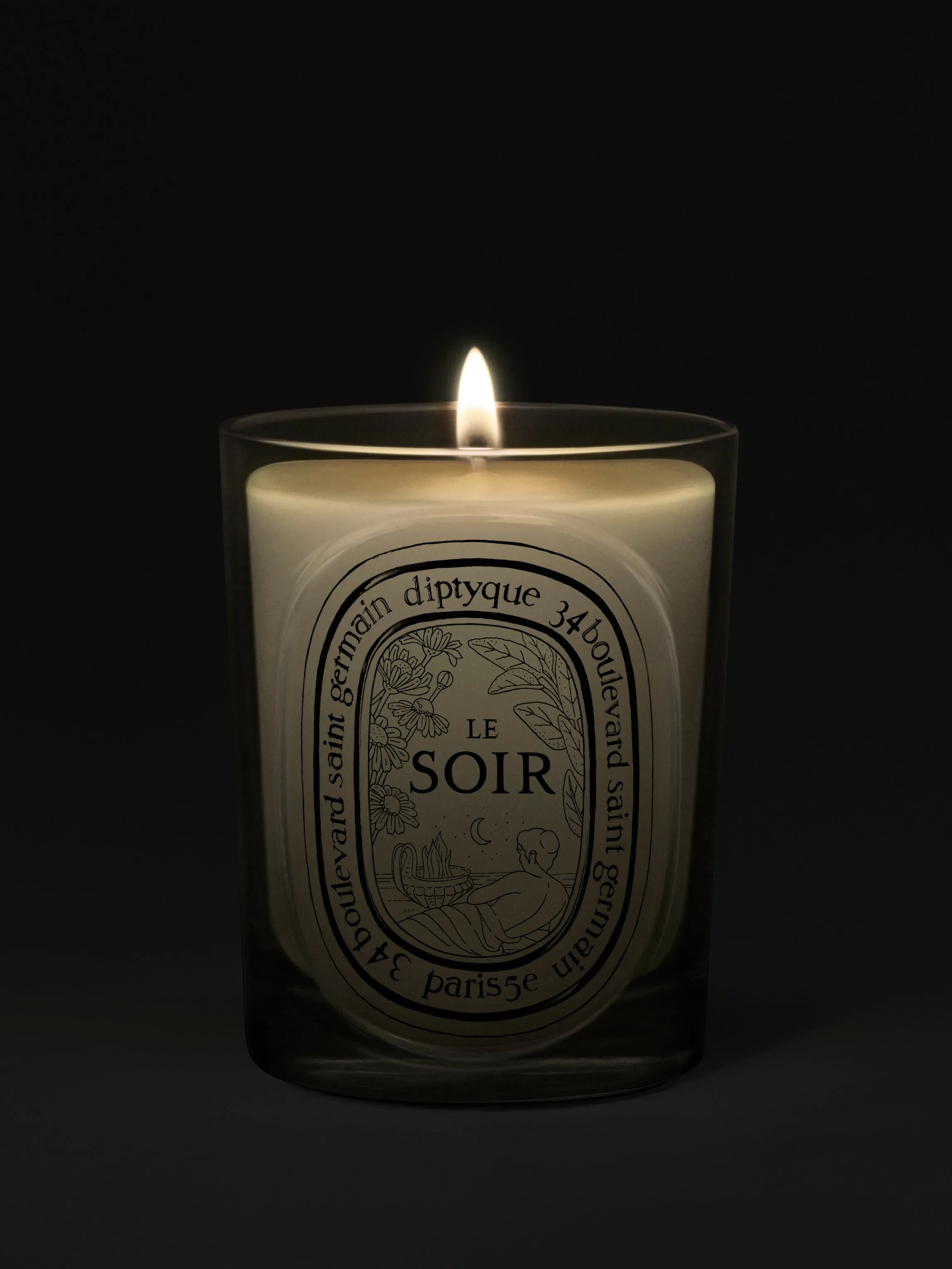 Le Soir Classic Candle by Diptyque, alternate view