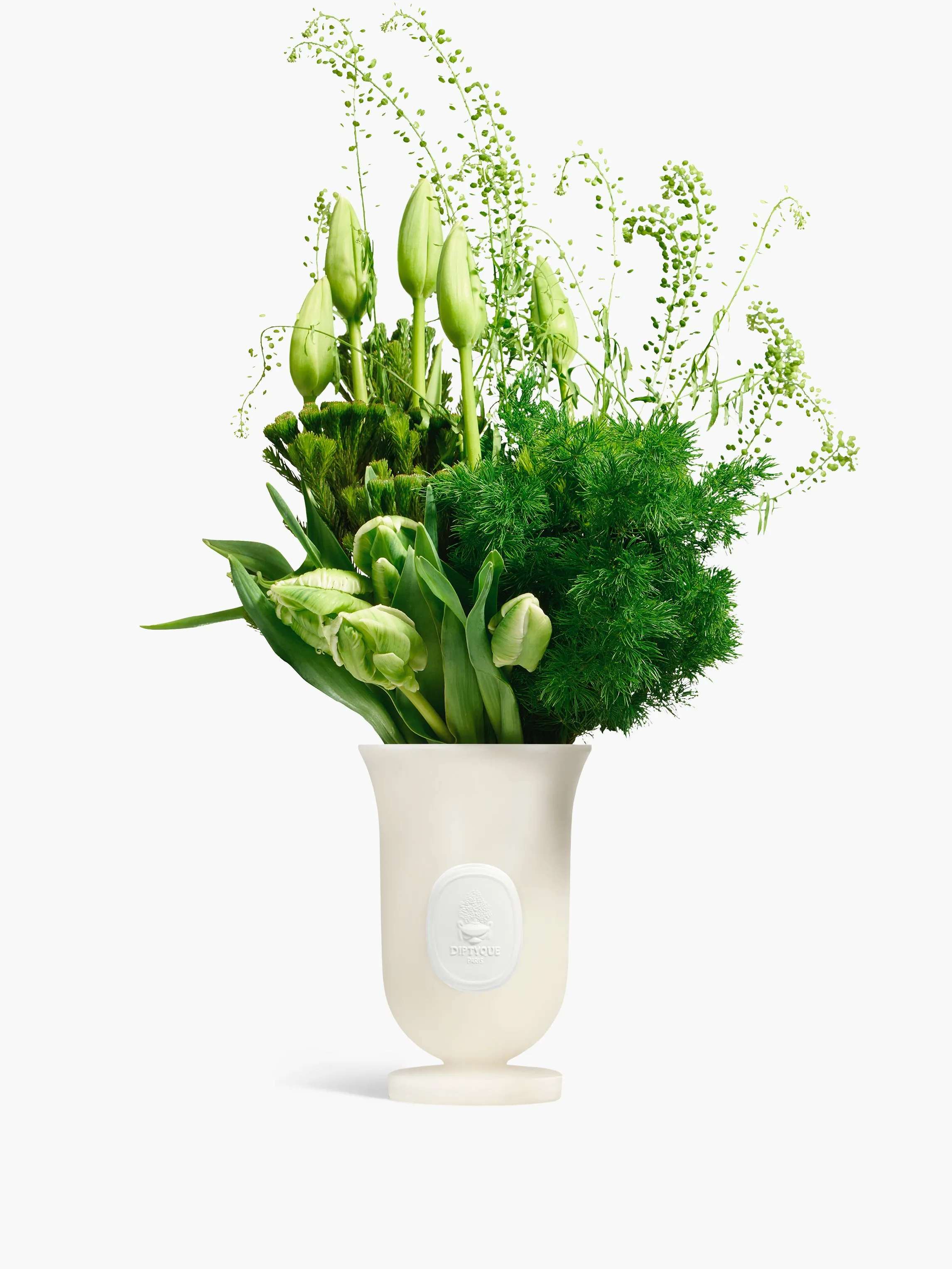 Medicis Small Vase - White, Wax alternate view