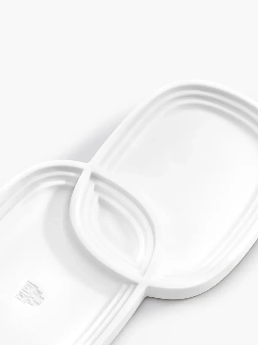 Oval Hand-Care Tray - Biscuit Porcelain alternate view