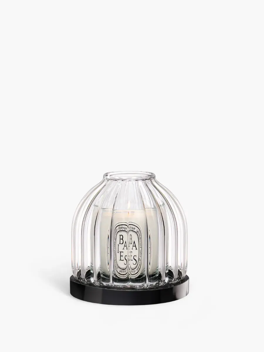 Ribbed Candle Holder - For Miniature Candles, Glass product