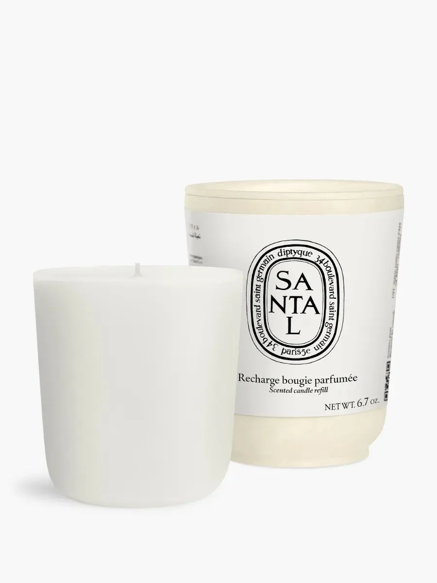 Santal Classic Candle Refill - Sandalwood by Diptyque