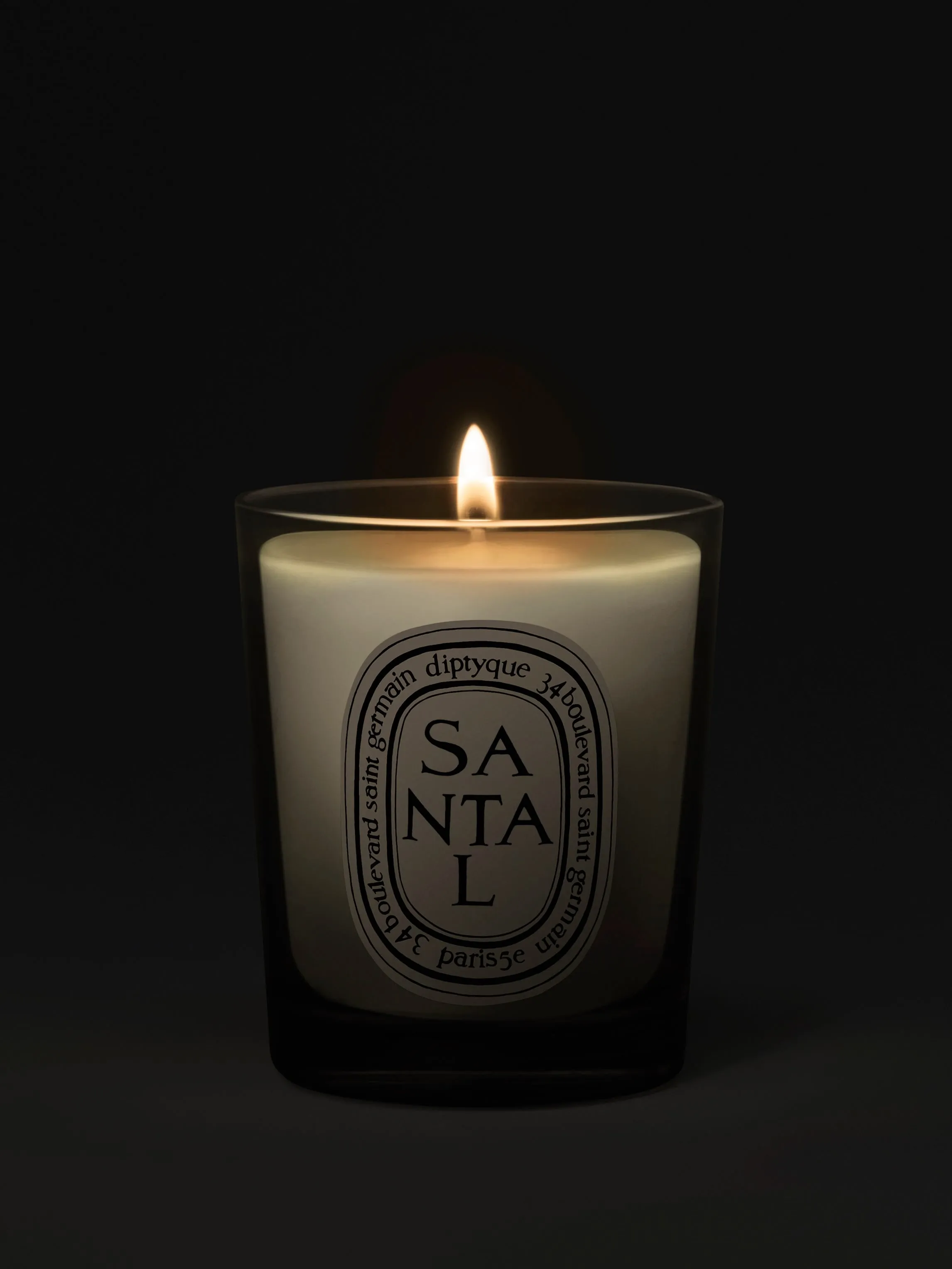 Santal Small Scented Candle - Sandalwood alternate view