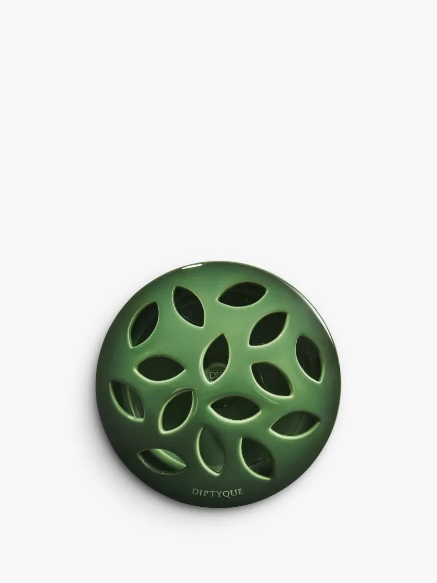Spiral Incense Holder - Green, Porcelain alternate view