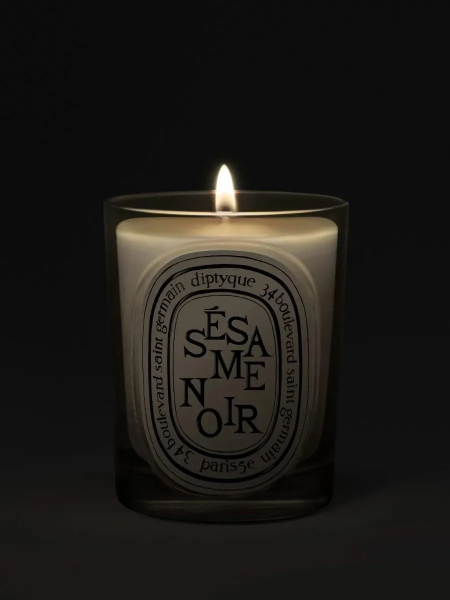 Sésame Noir Black Sesame Candle - Black alternate view