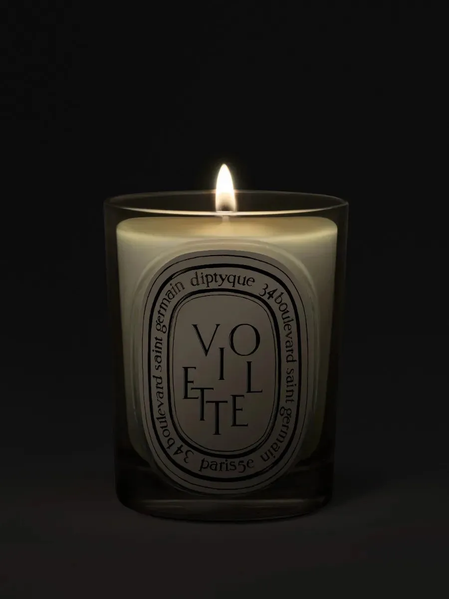 Violette Classic Candle - Violet alternate view