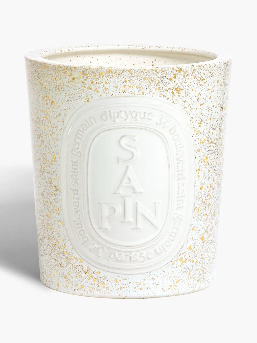 Sapin Pine Tree Extra-Large Candle - Gold image