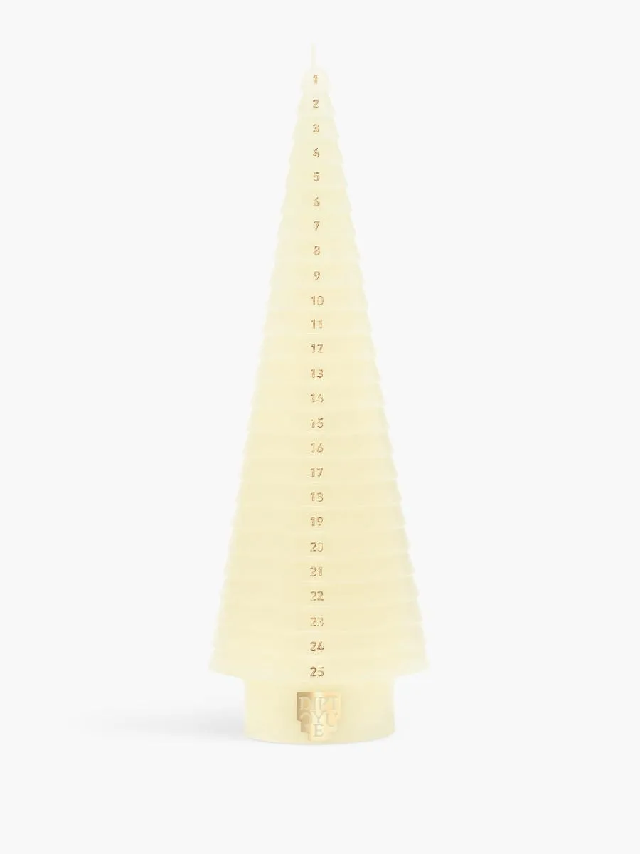 Sapin Pine Tree Scented Advent Taper Candle - Green image