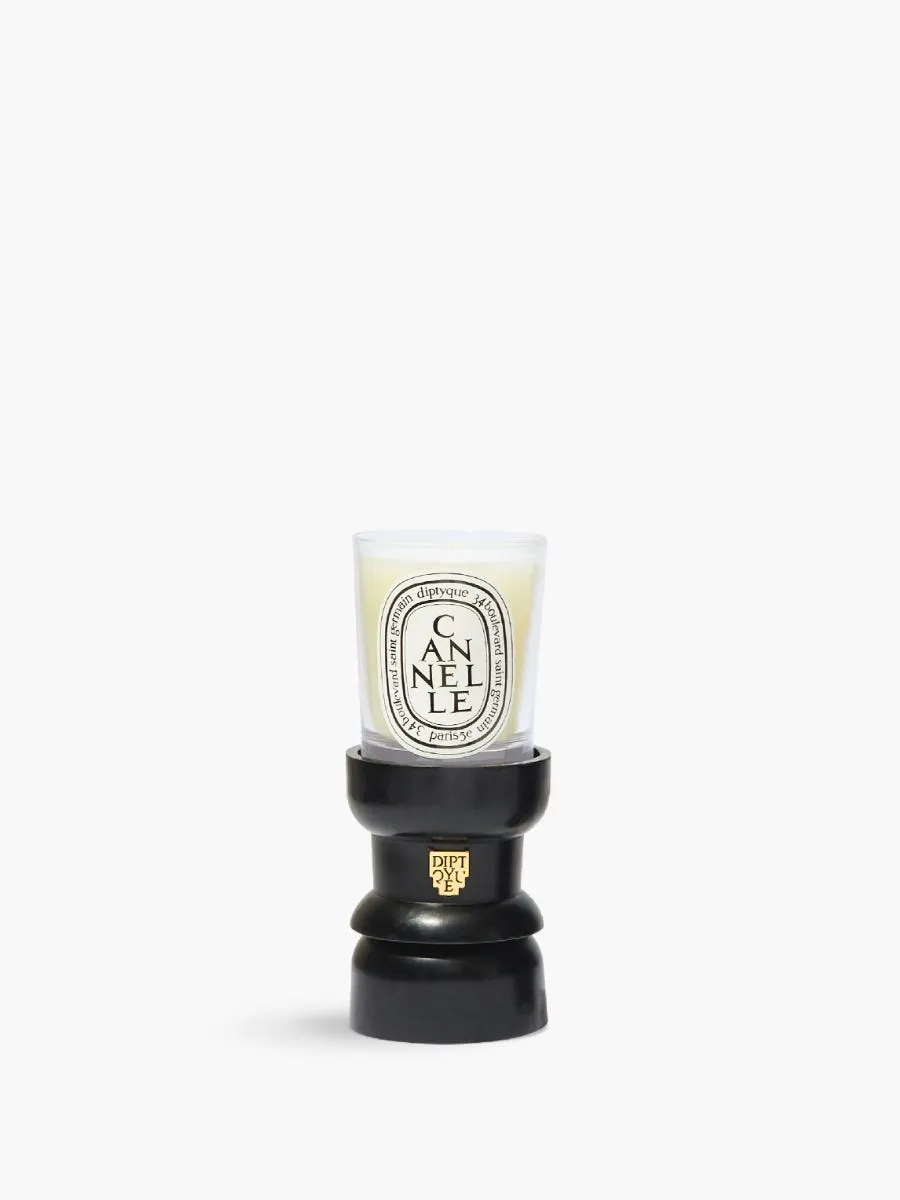 Small Chess Candle Holder - Black image