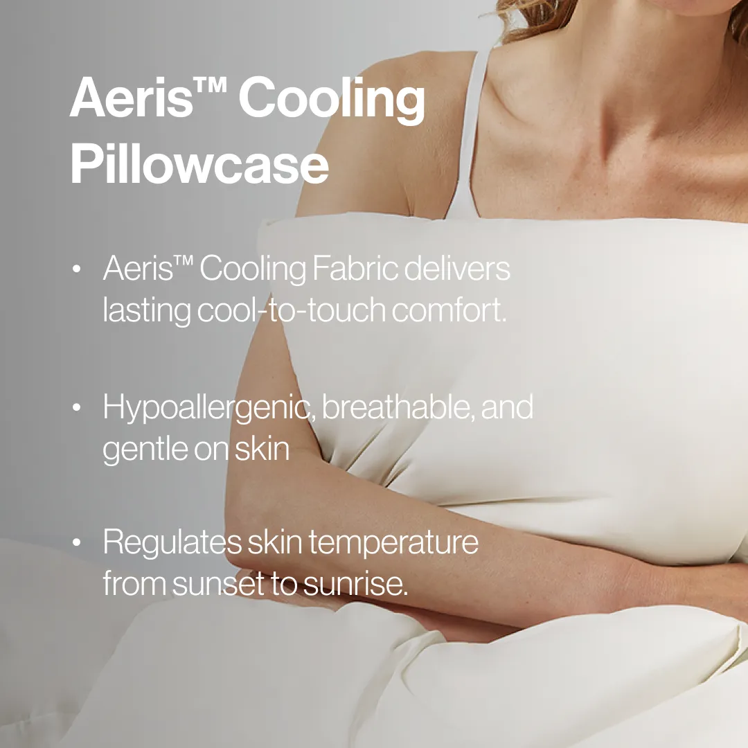 Aeris™ Cooling Pillowcase - White product
