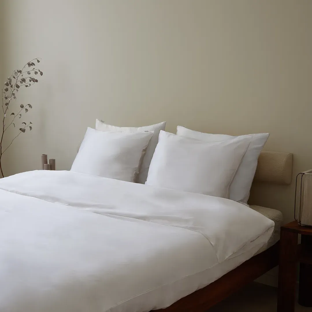 Silk Duvet Cover Set - White, Mulberry Silk product