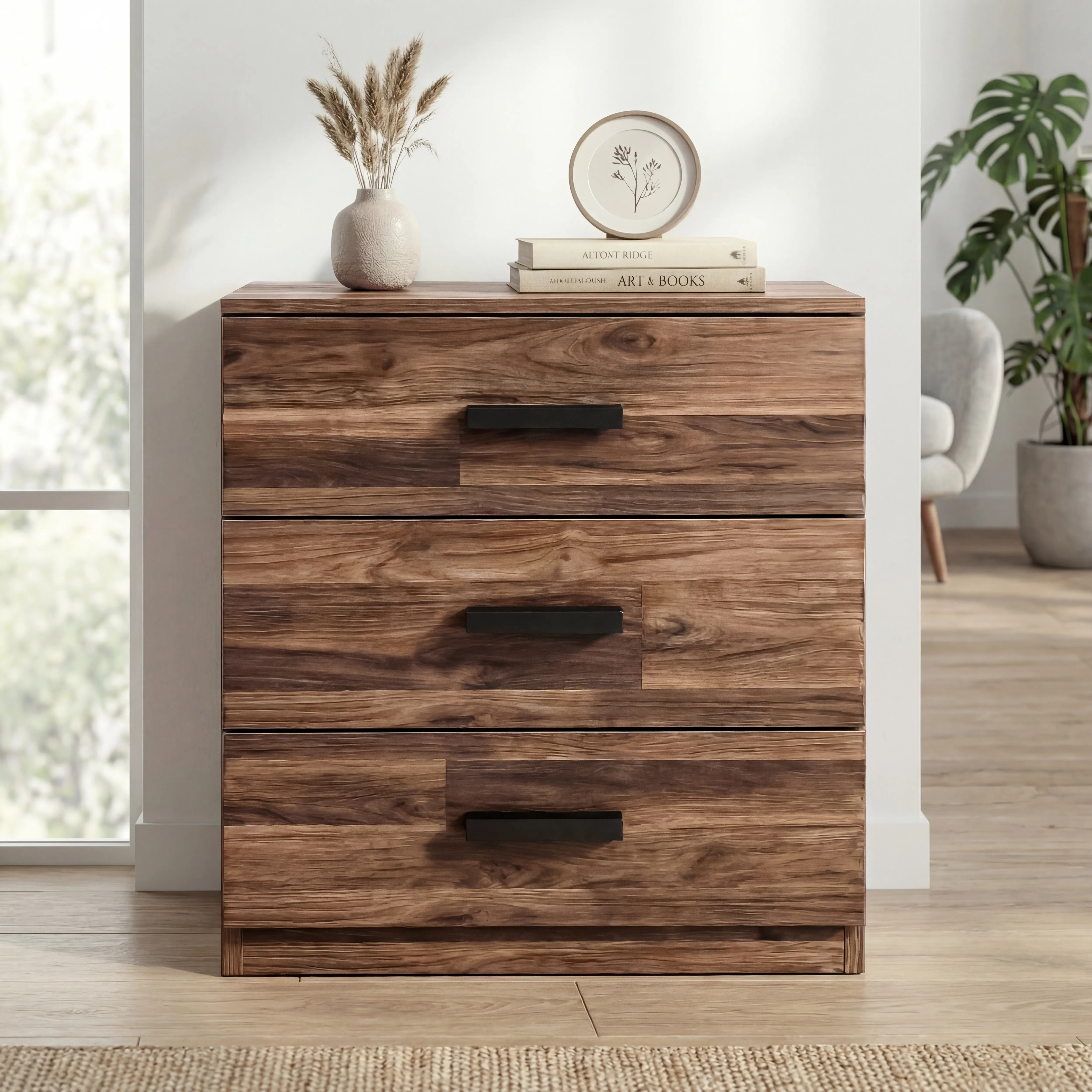 Blythe 3 Drawer Chest - Dark Bronx alternate view