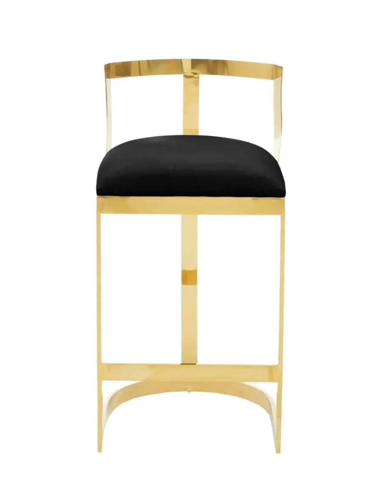 black-gold-finish-barstool image