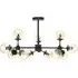 12 Bulb Ceiling Light - Black
