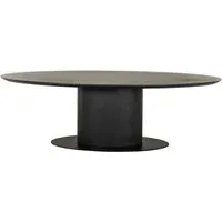 3m Dining Table - Dark Coffee, Oak