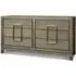 6-Drawer Chest of Drawers - Taupe, Oak Veneer