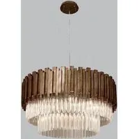 80cm Chandelier - Antique Gold, Metal
