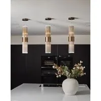 Antique Brass Pendant Light - Brass