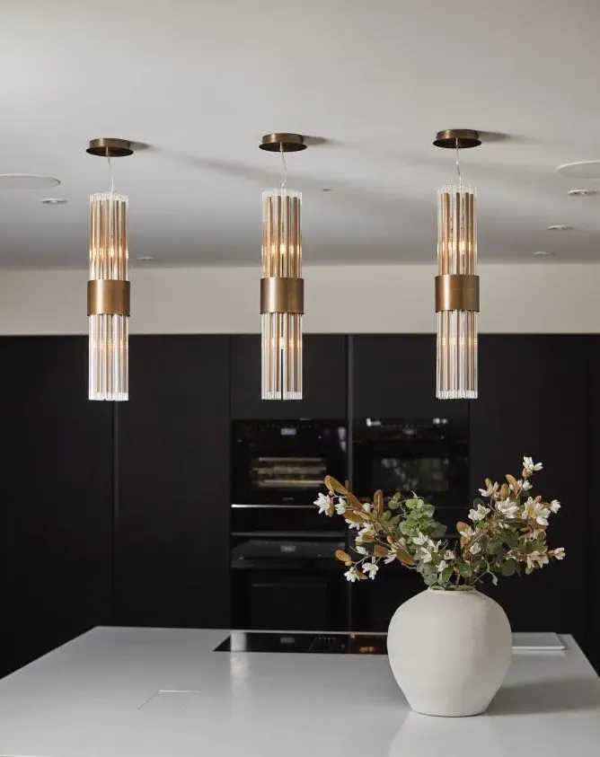 Antique Brass Pendant Light - Brass image