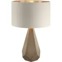Antique Brass Table Lamp - Latte alternate view