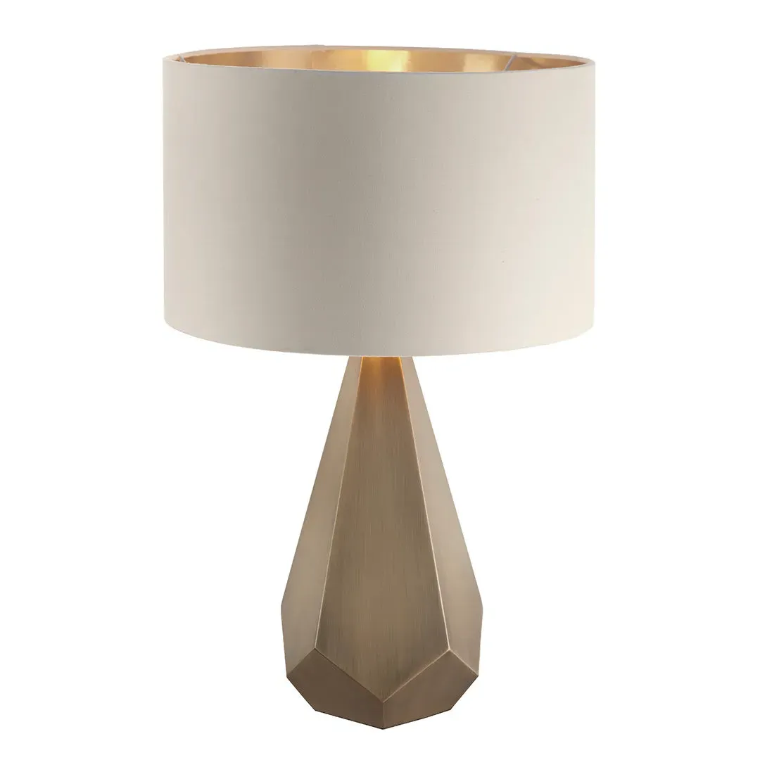 Antique Brass Table Lamp - Latte product