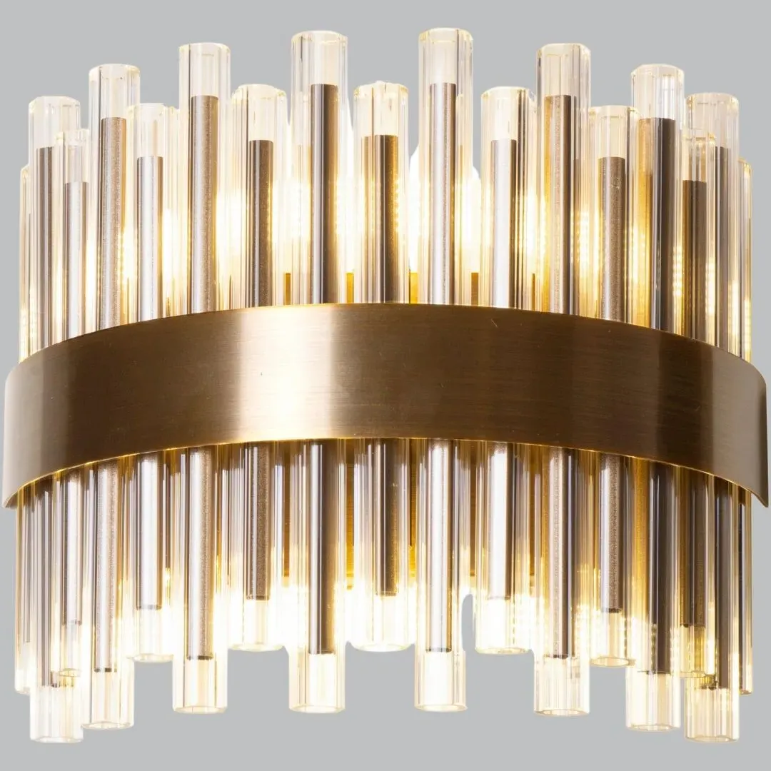 Antique Brass Wall Lamp - Brass image