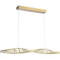 Apollo Long Pendant Light - Aged Brass