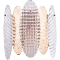 Aurielle Wall Light - Brass, Metal and Glass alternate view