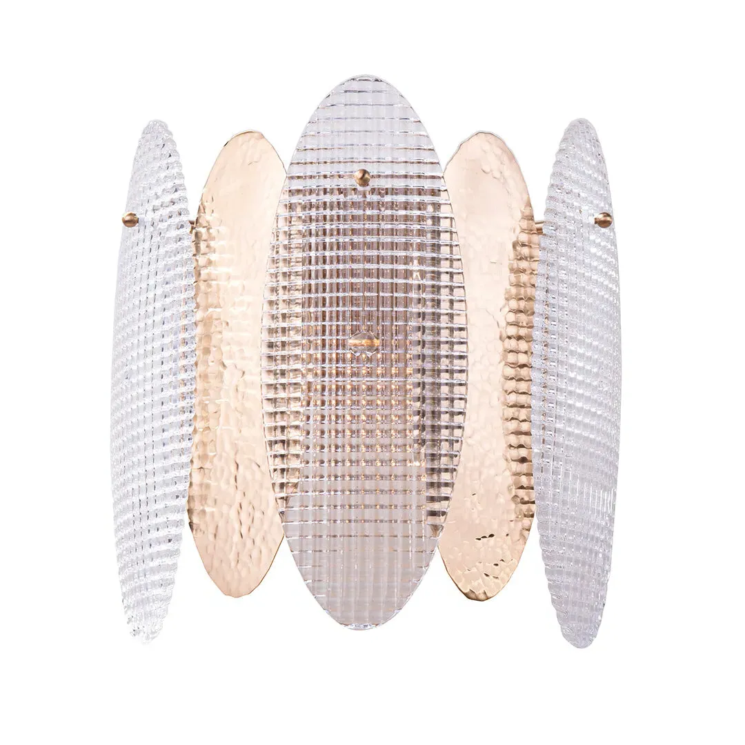 Aurielle Wall Light - Brass, Metal and Glass product