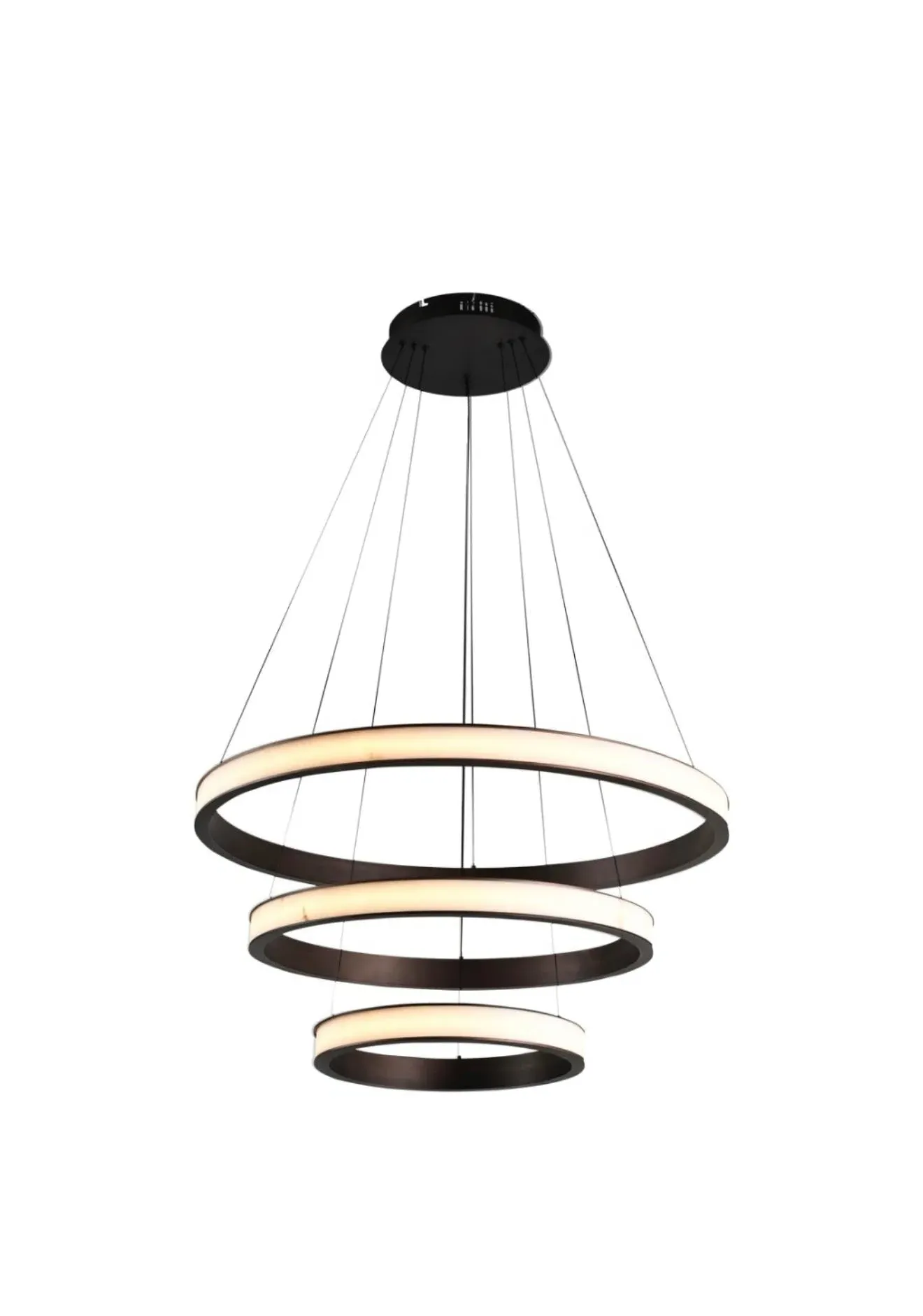 Aurora Chandelier - Antique Brass, Iron product