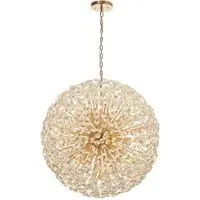 Belgrave Crystal Chandelier - French Gold