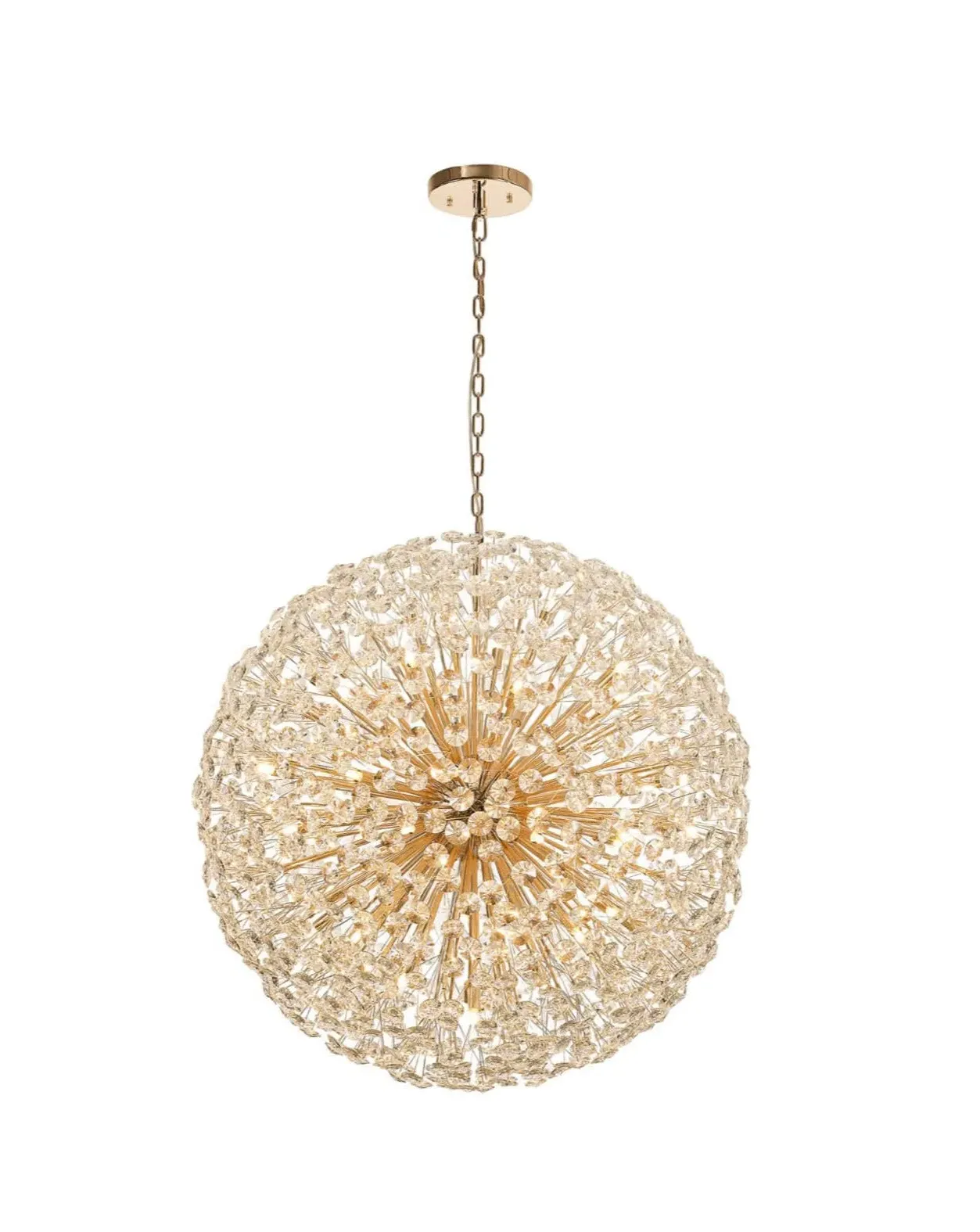 Belgrave Crystal Chandelier - French Gold image