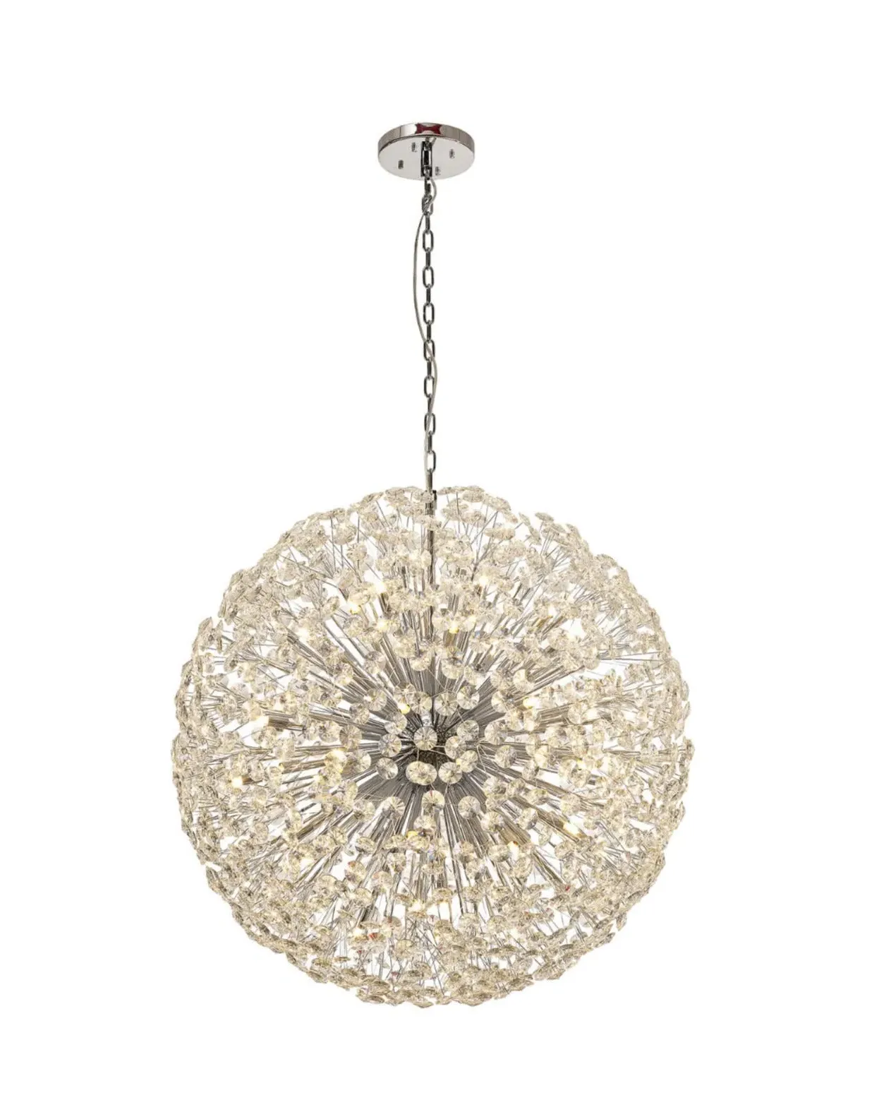 Belgrave Crystal Chandelier - Polished Chrome