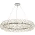 Belgrave Crystal Halo Chandelier - Chrome
