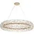 Belgrave Crystal Halo Chandelier - French Gold