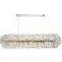 Belgrave Long Chandelier - Gold, Crystal