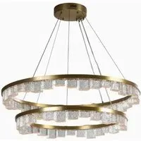 Bespoke 2-Tier Crystal Chandelier - Metal, Glass