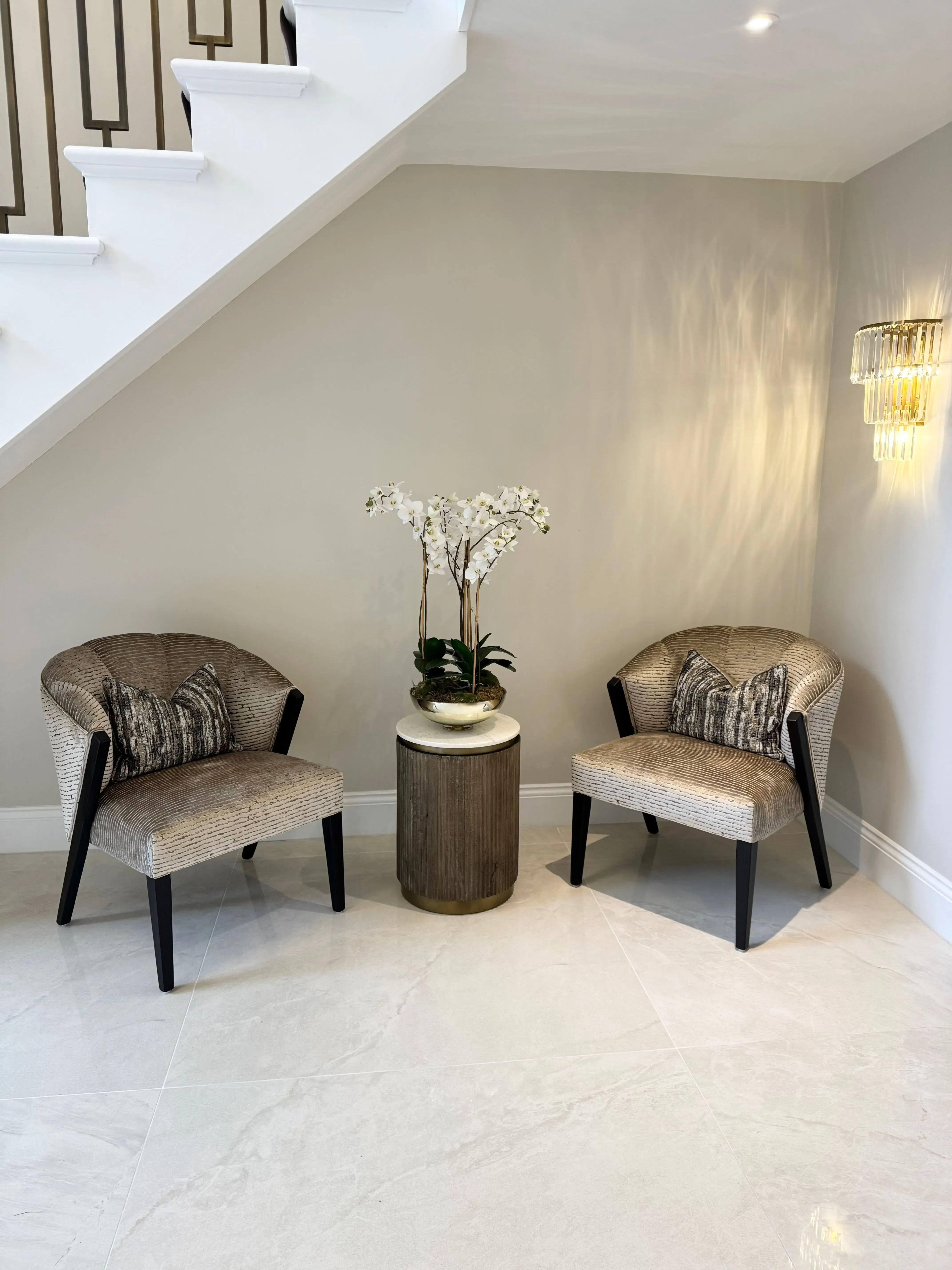 Bespoke Armchair - Sandstone, Wenge image