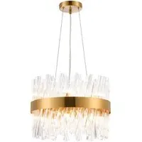 Bond Street Pendant Light - Brass, Clear Glass