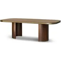 Bottega Oval Dining Table - Walnut